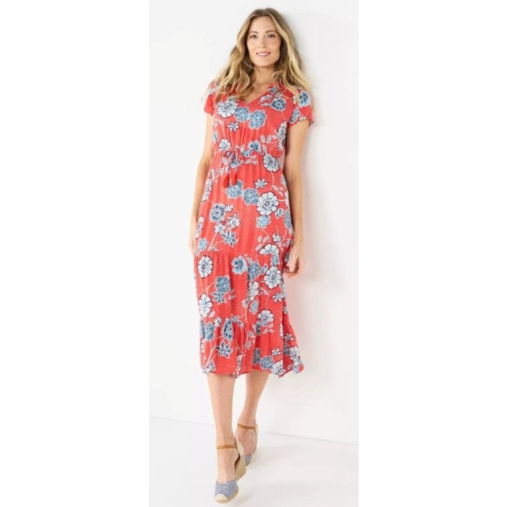 Sonoma Goods For Life Tiered Floral Maxi Dress 3X – New with Tags